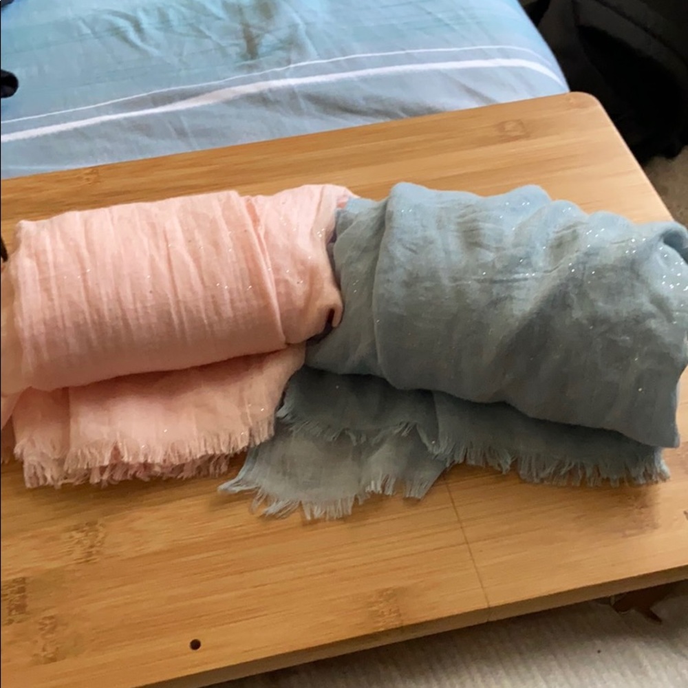 NWOT Glitter Scarf Bundle